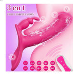 Arnés triple estimulación | vibrador con control