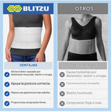 Faja Abdominal de soporte de 9" | 3 paneles para recuperación post quirúrgica | cinturón de soporte de compresión para hernia, cesárea, abdominoplastia