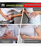 Faja Abdominal de soporte de 9" | 3 paneles para recuperación post quirúrgica | cinturón de soporte de compresión para hernia, cesárea, abdominoplastia