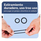 Rings black | Juego de 3 Anillos de silicona para mejorar la erección| estimulación extra para él, pene más grande, duro y largo