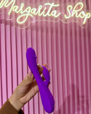 Juguete con vibrador de punto G realista, 7 modos de vibración de 8.4 pulgadas| Morado