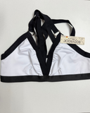 Top deportivo cruzado blanco | BR