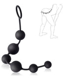 plug Anal con cuentas de silicona