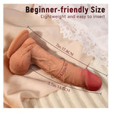 Consolador | Dildo | realista de silicona de 7”|