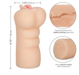 Masturbador masculino| Juguete masculino adulto de 4.75 pulgadas| Marfil