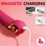 Vibrador | silicona suave | 10 modos de empuje y vibración | Usb