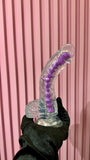 Dildo realista jelly  transparente 8"