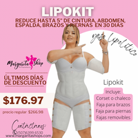 Promo Yeso. Incluye faja para abdomen, brazos y piernas