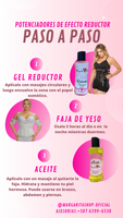 Gel y Aceite para masaje (se venden por separado)