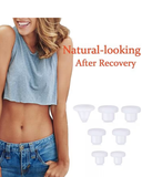Moldes, Tapon de silicona para ombligo para recuperación abdominoplastia | color blanco| 7unidades