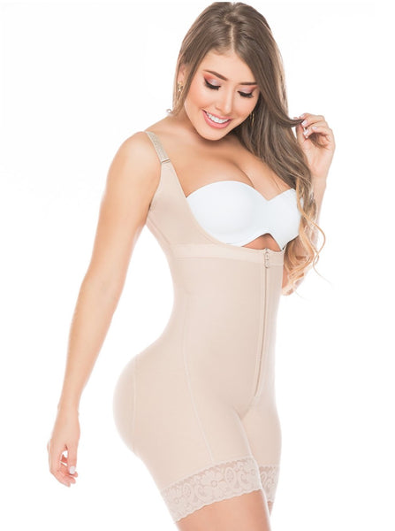 FAJA SHORT SALOME ESPALDA ALTA, TIRAS REMOVIBLES