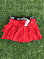 Falda Deportiva Doll Rojo 3 vuelos