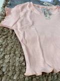 Croptop Queen Negro Rib