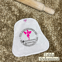 Tabla abdominal yeso