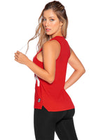 Blusa Rojo con letras blanco Babalú